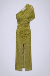 MALLORY THE LABEL Melia Lace Dress Lime