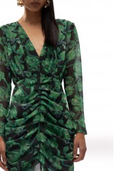 MALLORY THE LABEL Milan Green Dress Πράσινο Φόρεμα
