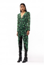 MALLORY THE LABEL Milan Green Dress Πράσινο Φόρεμα