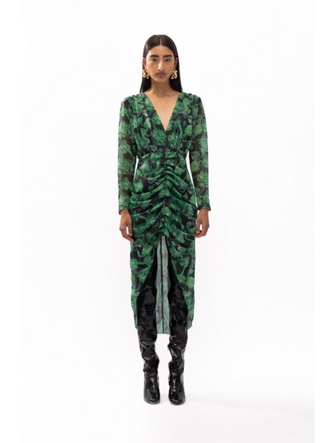 MALLORY THE LABEL Milan Green Dress MALLORY THE LABEL Milan Green Dress