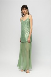 MALLORY THE LABEL Mirage Glow Mint Dress