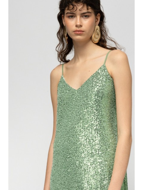 MALLORY THE LABEL Mirage Glow Mint Dress