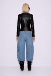 MALLORY THE LABEL Outline Black Blazer Μαύρο Σακάκι