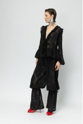MALLORY THE LABEL Passionfruit Black Cardigan Μαύρο Top