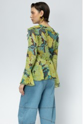 MALLORY THE LABEL Passionfruit Floral Cardigan