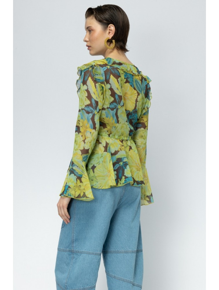 MALLORY THE LABEL Passionfruit Floral Cardigan