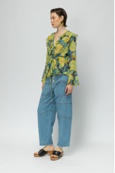 MALLORY THE LABEL Passionfruit Floral Cardigan
