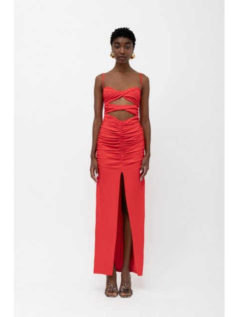 MALLORY THE LABEL Raisha Red Dress