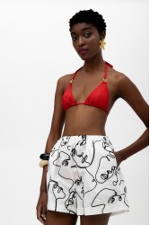 MALLORY THE LABEL Roar Red Bikini Κόκκινο Μαγιό Μπικίνι