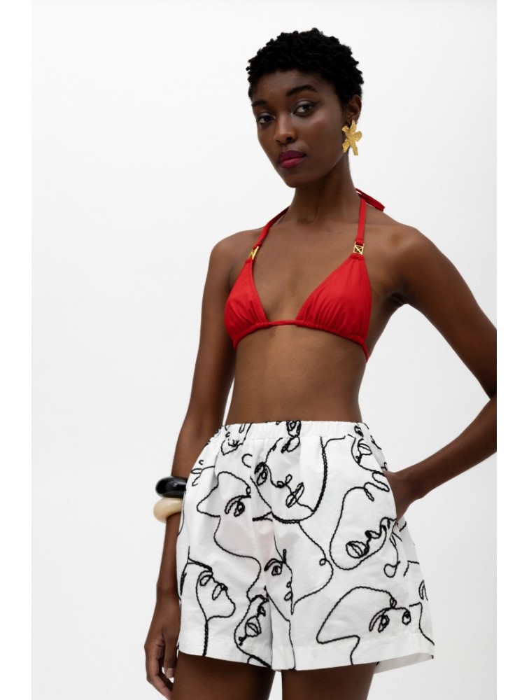 MALLORY THE LABEL Roar Red Bikini Κόκκινο Μαγιό Μπικίνι