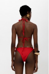 MALLORY THE LABEL Roar Red Bikini Κόκκινο Μαγιό Μπικίνι