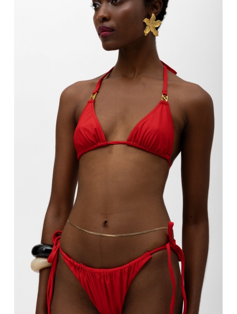MALLORY THE LABEL Roar Red Bikini Κόκκινο Μαγιό Μπικίνι