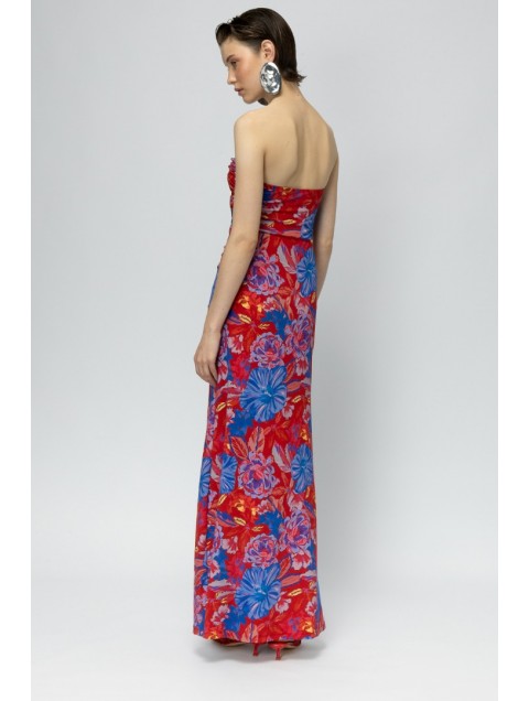 MALLORY THE LABEL Saint Tropez Floral Dress Φλοράλ Φόρεμα
