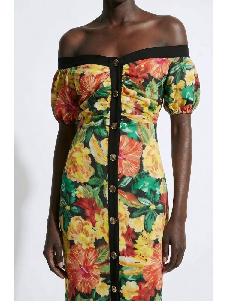 MALLORY THE LABEL Samba Floral Dress