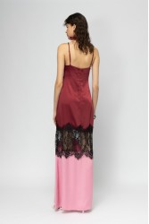 MALLORY THE LABEL Savai Bordeaux Dress