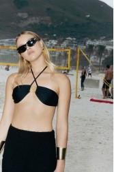 MALLORY THE LABEL Siren Black Bikini