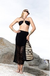 MALLORY THE LABEL Siren Black Bikini