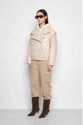 MALLORY THE LABEL The Statement Beige Jacket Μπεζ Τζάκετ