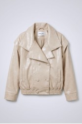 MALLORY THE LABEL The Statement Beige Jacket Μπεζ Τζάκετ
