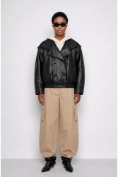 MALLORY THE LABEL The Statement Black Jacket Μαύρο Τζάκετ