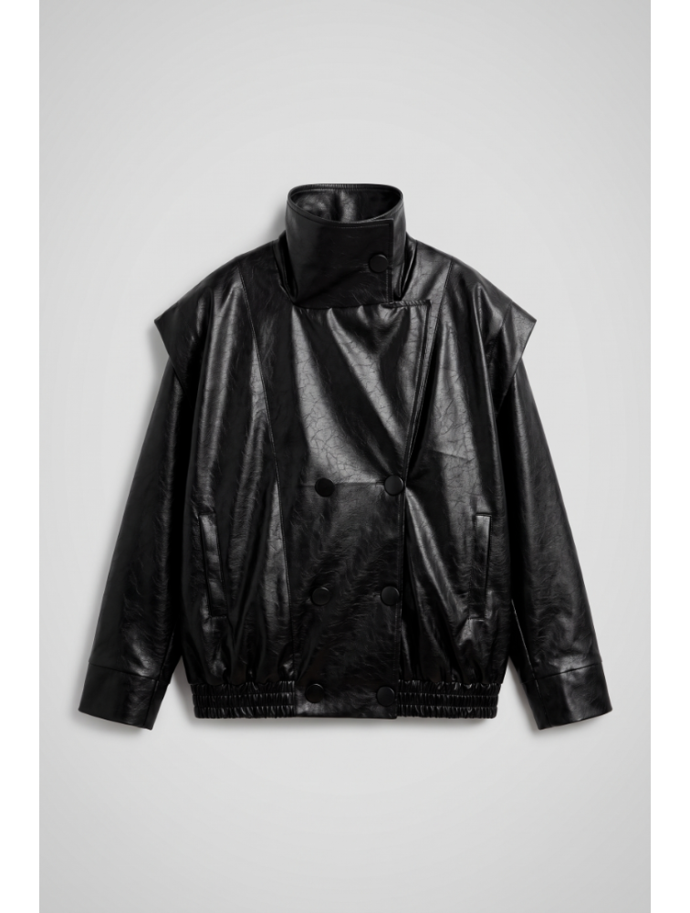 MALLORY THE LABEL The Statement Black Jacket Μαύρο Τζάκετ