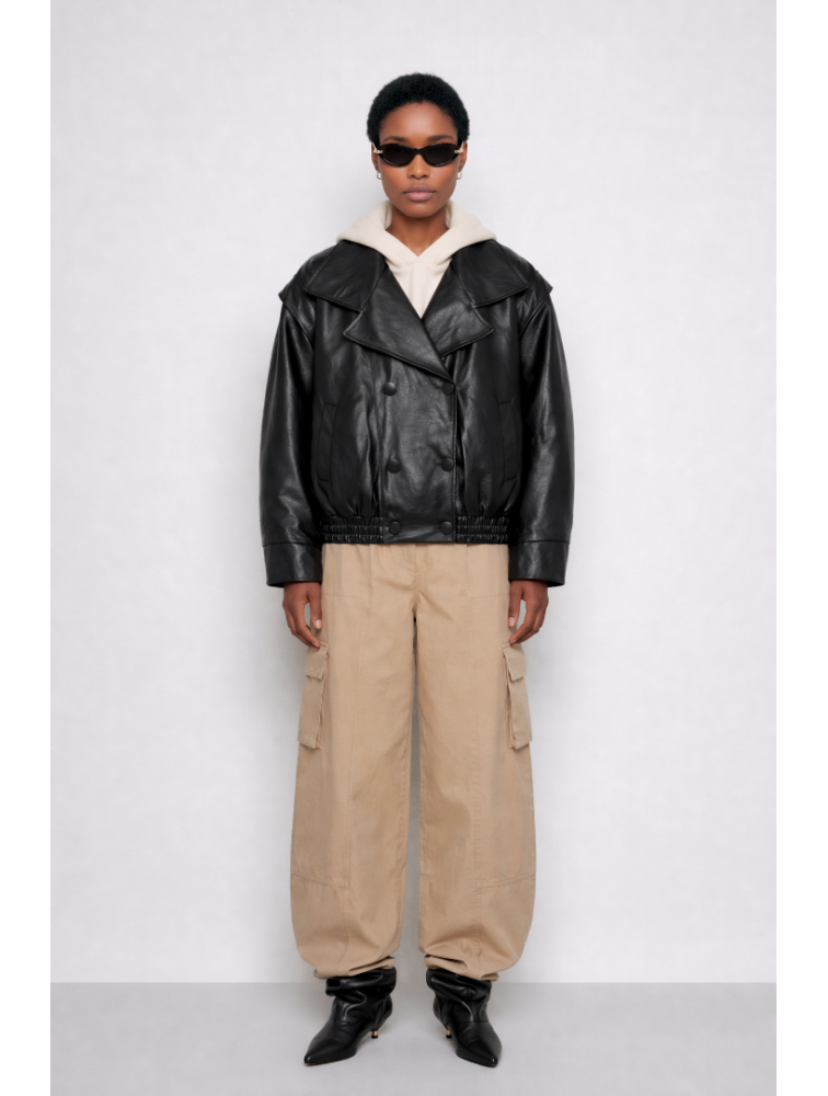 MALLORY THE LABEL The Statement Black Jacket Μαύρο Τζάκετ
