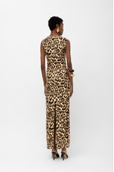 MALLORY THE LABEL Tigra Dress Leopard Λεοπάρ Φόρεμα