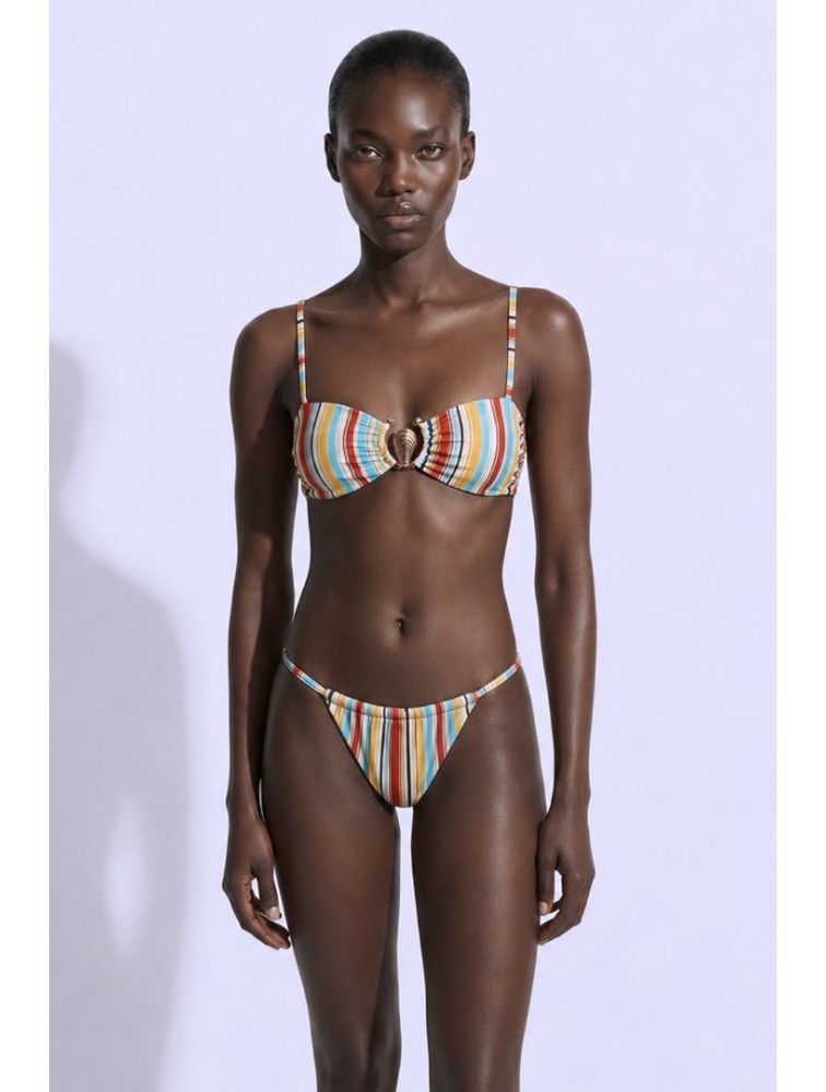 MALLORY THE LABEL Zanzibar Stripe Ριγέ Μαγιό