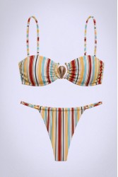 MALLORY THE LABEL Zanzibar Stripe Ριγέ Μαγιό