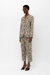 MALLORY THE LABEL Zulu Pants Animal Print Λεοπάρ Παντελόνα