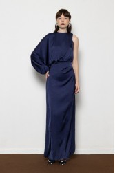 MALLORY THE LABEL Millie Blue Dress Μπλε Φόρεμα