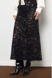 MALLORY THE LABEL Nora Lace Skirt