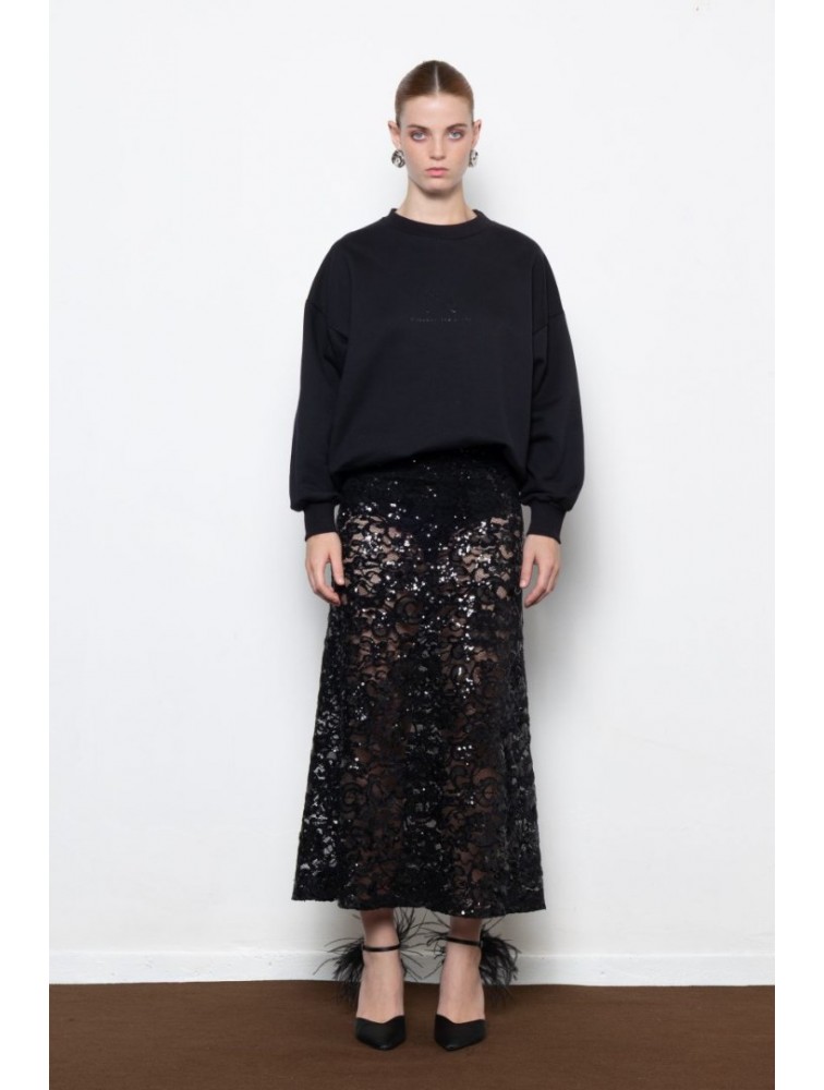 MALLORY THE LABEL Nora Lace Skirt