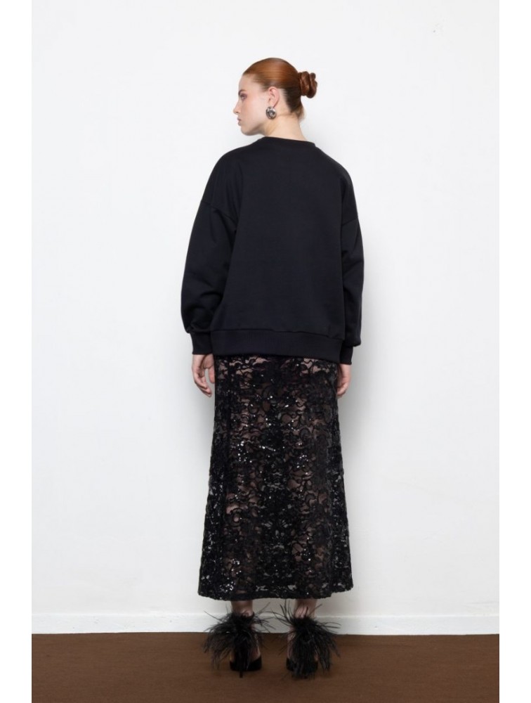 MALLORY THE LABEL Nora Lace Skirt