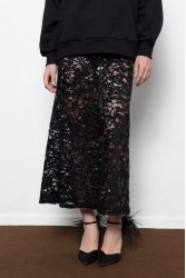 MALLORY THE LABEL Nora Lace Skirt