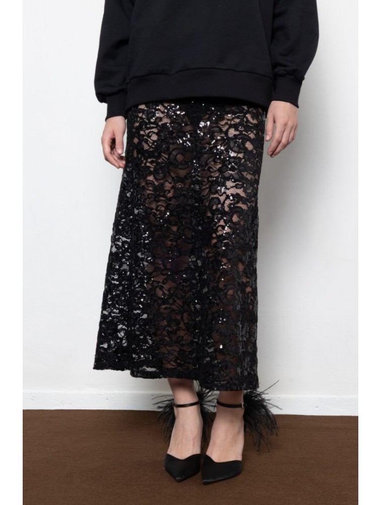 MALLORY THE LABEL Nora Lace Skirt