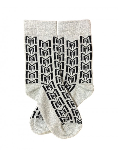 MALLORY THE LABEL City Grey Socks