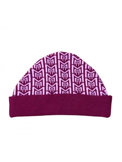 MALLORY THE LABEL Red Pink Beanie MALLORY THE LABEL Red Pink Beanie