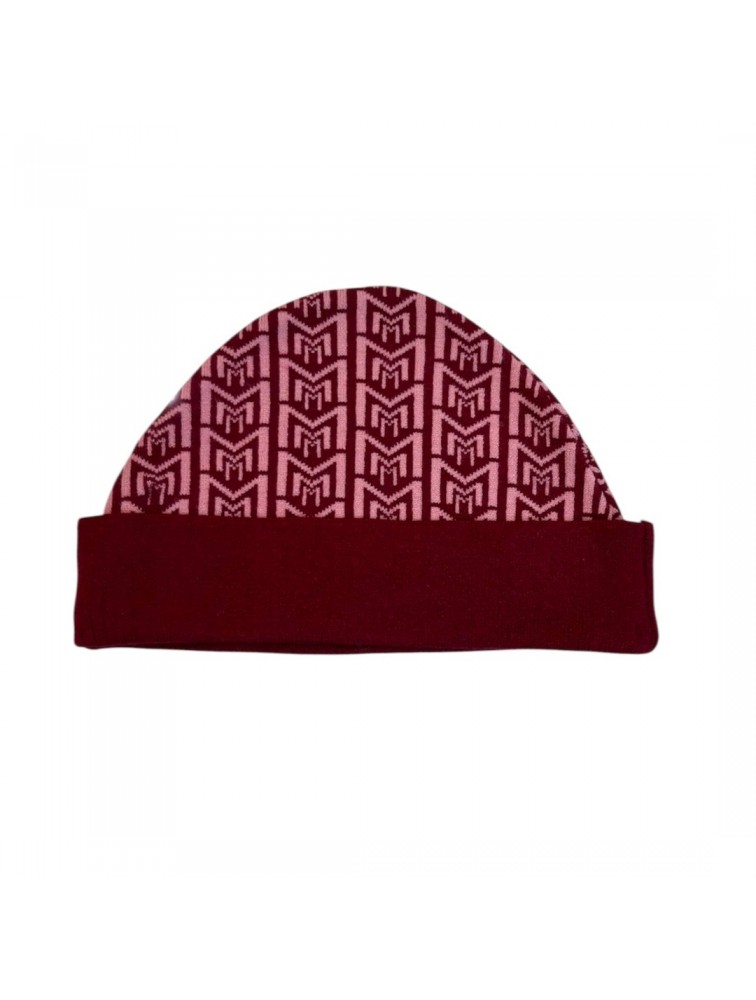 MALLORY THE LABEL Bordeaux Pink Beanie