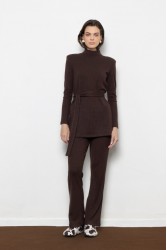 MALLORY THE LABEL Rowdy Top Καφέ Τοπ