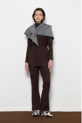 MALLORY THE LABEL Rowdy Top Καφέ Τοπ