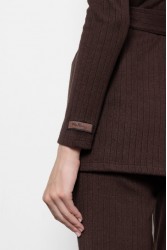 MALLORY THE LABEL Rowdy Top Καφέ Τοπ