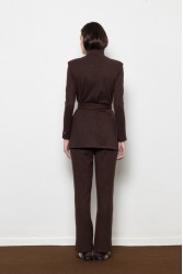 MALLORY THE LABEL Rowdy Top Καφέ Τοπ