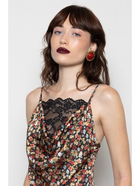 MALLORY THE LABEL Ruby Floral Dress Φλοράλ Φόρεμα