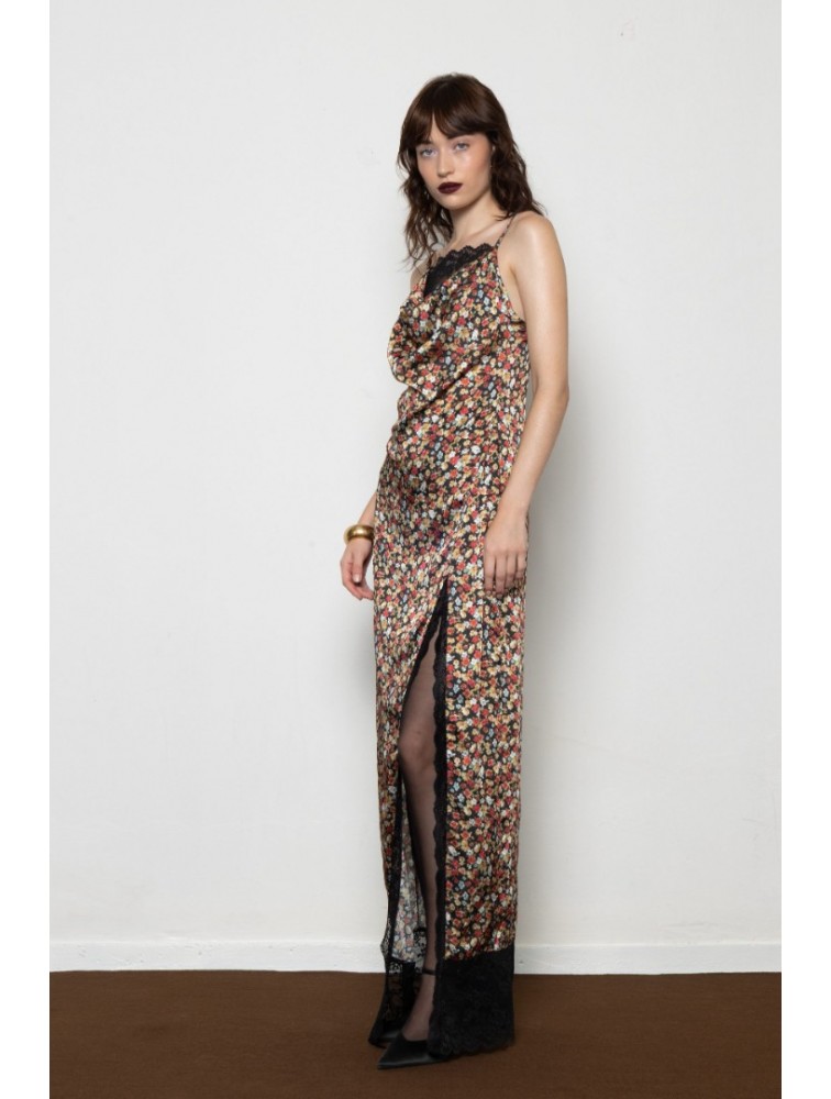 MALLORY THE LABEL Ruby Floral Dress Φλοράλ Φόρεμα