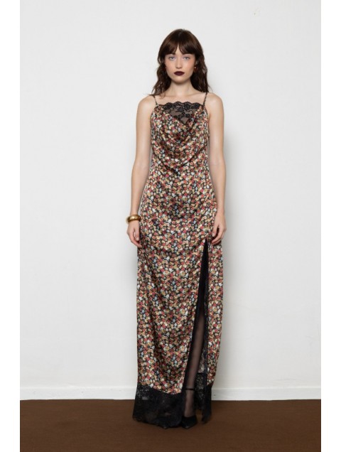 MALLORY THE LABEL Ruby Floral Dress Φλοράλ Φόρεμα