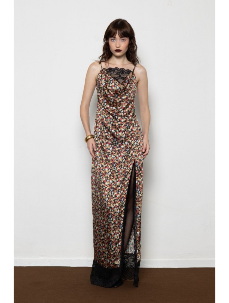 MALLORY THE LABEL Ruby Floral Dress Φλοράλ Φόρεμα