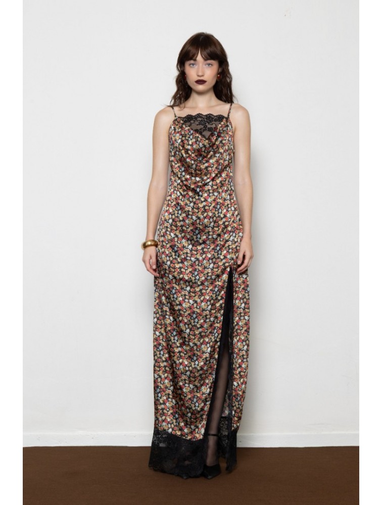 MALLORY THE LABEL Ruby Floral Dress Φλοράλ Φόρεμα