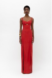 MALLORY THE LABEL Kora Red Dress