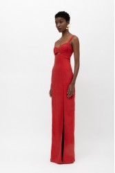 MALLORY THE LABEL Kora Red Dress